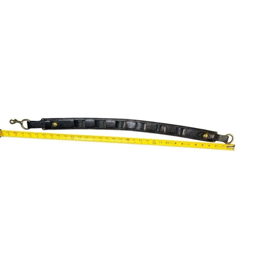 Coach Dog Leash Belt Black Small